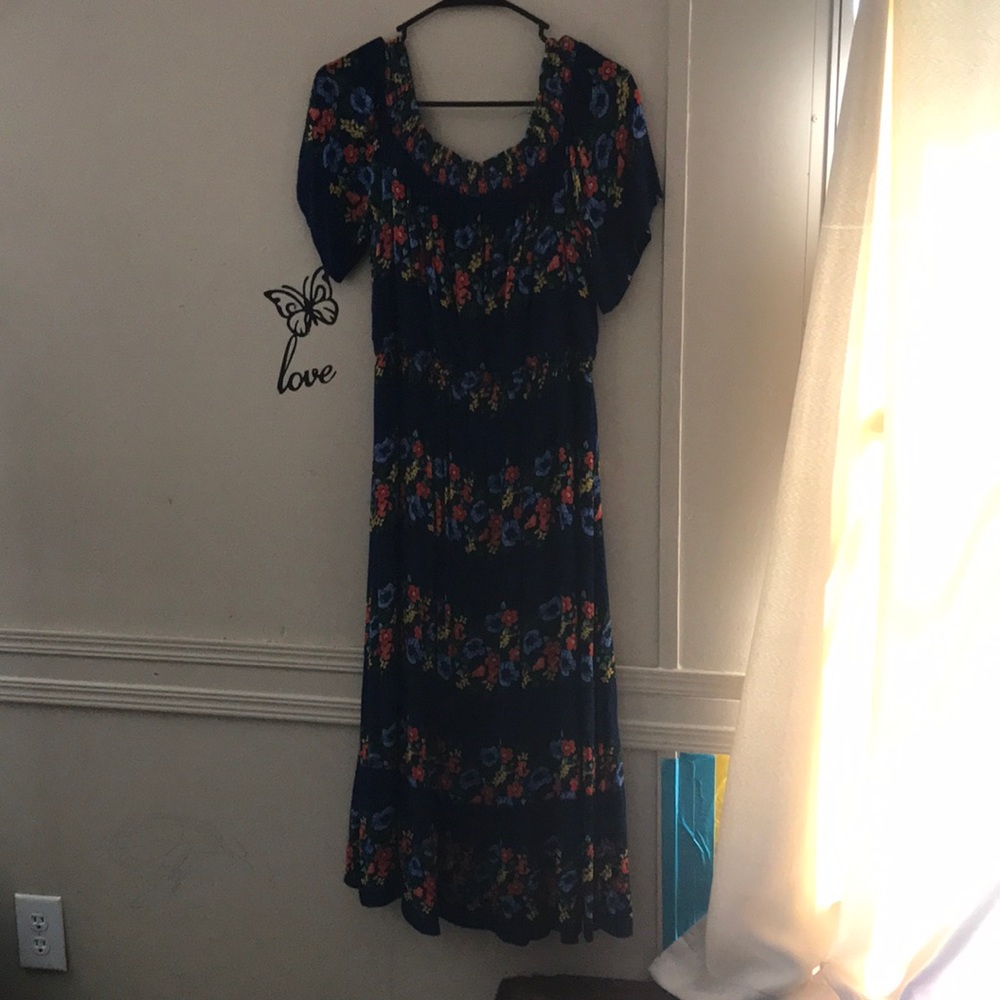 A nice blue dress for a casual date